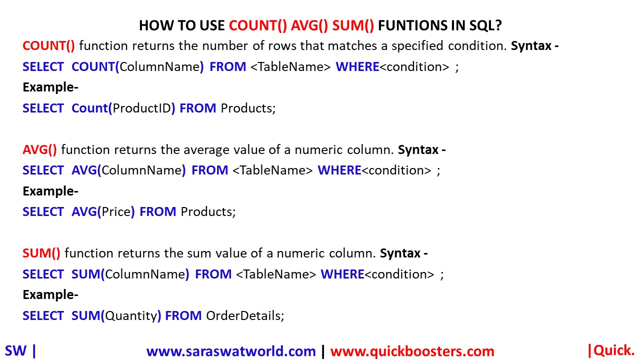 Sum Count Sql Oracle