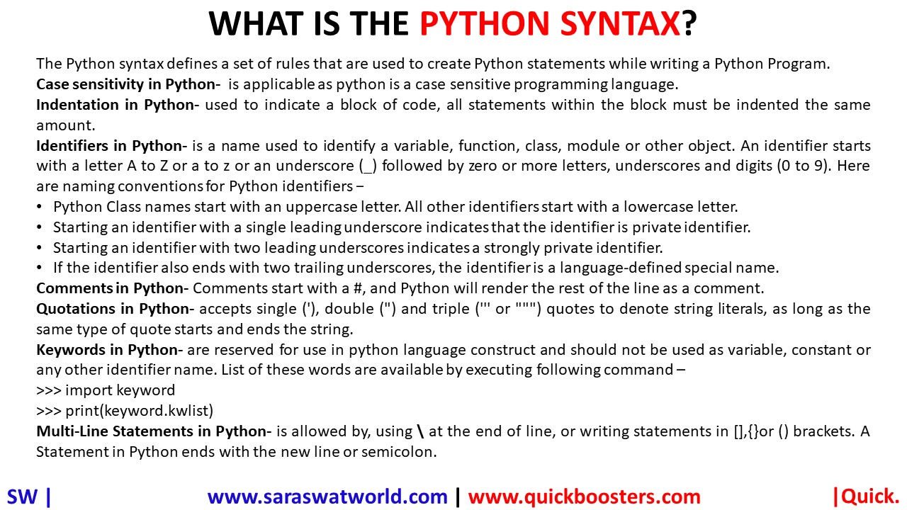 what-is-the-python-syntax-quickboosters